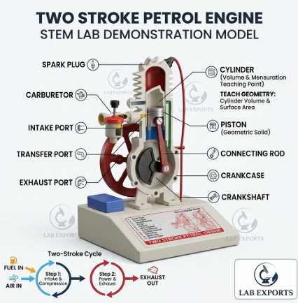 Two Stroke Petrol Engine